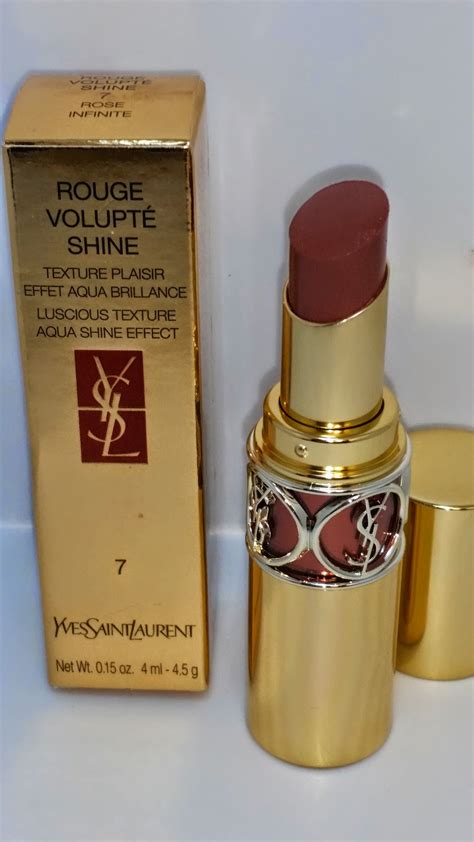 ysl rose volupte shine 7 rose infinite|Yves Saint Laurent Rouge Volupté Shine 07 Rose Infinite.